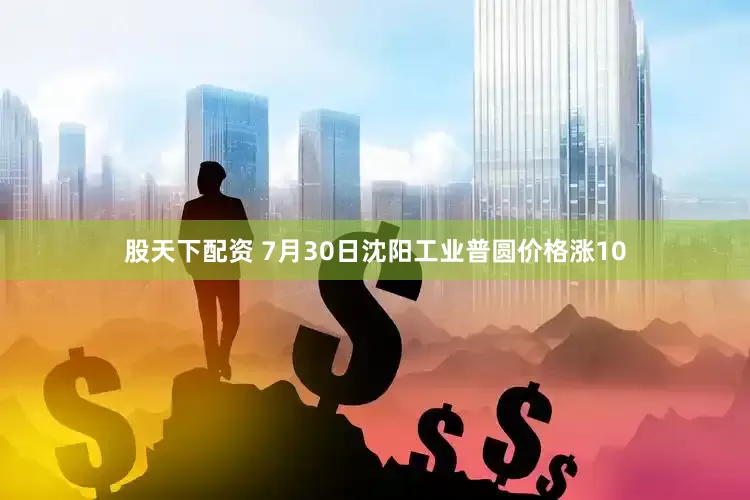 股天下配资 7月30日沈阳工业普圆价格涨10