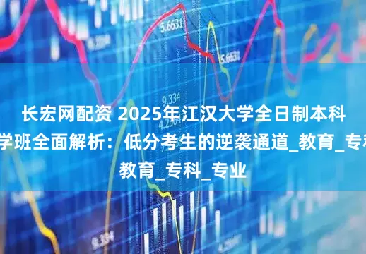 长宏网配资 2025年江汉大学全日制本科自考助学班全面解析：低分考生的逆袭通道_教育_专科_专业