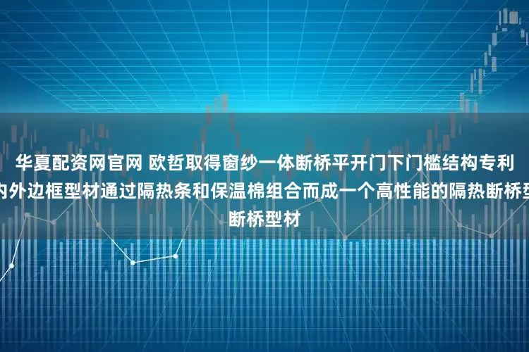 华夏配资网官网 欧哲取得窗纱一体断桥平开门下门槛结构专利，内外边框型材通过隔热条和保温棉组合而成一个高性能的隔热断桥型材